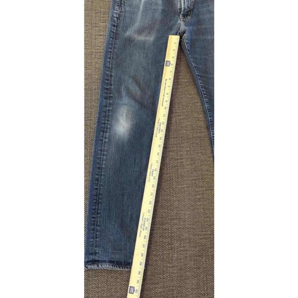 Adriano Goldschmied AG 34X34 The Matchbox Slim Straight Faded Blue Jeans - Picture 7 of 9